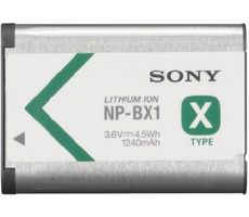 Baterie SONY NP-BX1 / akumulátor / LI-ION/ 1240 mAh / šedá
