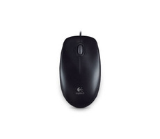 Logitech B100 černá / Drátová optická myš / USB
