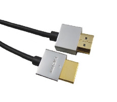 PremiumCord Slim HDMI High Speed + Ethernet kabel 0.5 m / zlacené konektory
