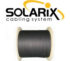 Solarix optický kabel DROP1000 / 8 vláken / 500 m / černá