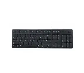 DELL klávesnice standard / Quietkey / Azerty / Francouzská / USB / Drátová / černá
