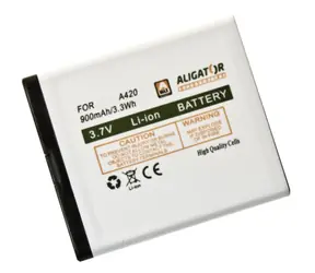 Aligator originální baterie pro mobilní telefon Aligator V500, V550, A420 / Li-ion 900mAh / doprodej