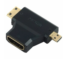 PremiumCord Adaptér HDMI na mini HDMI typ C a micro HDMI typ D