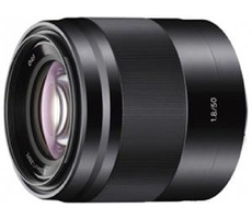 SONY Portrétní objektiv / bajonet E / 50mm / F 1,8 / stabilizátor / černá