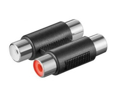 PremiumCord Redukce 2x cinch / RCA F/F