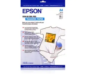 EPSON zažehlovací fólie na textil / A4 / 10 ks