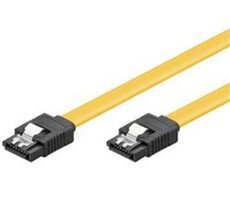 PremiumCord SATA 3.0 datový kabel / Kovová západka / 0.2m
