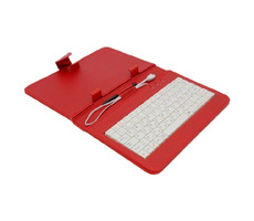 AIREN AiTab Leather Case 1 pouzdro pro 7" tablet červená  / s USB klávesnicí / CZ / SK