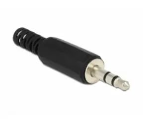 DeLock stereo konektor jack 3.5 mm / s ochranou proti ohybu