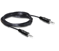 DeLock propojovací audio kabel 3.5 mm jack samec - 3.5 mm jack samec 2.5 m