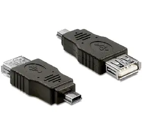 DeLock adaptér USB mini samec > USB 2.0 A samice / OTG
