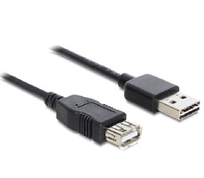 DeLock prodlužovací kabel EASY USB 2.0 A samec > USB 2.0 A samice / 1 m