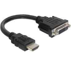DeLock adaptér HDMI samec > DVI 24+1 samice / 20 cm