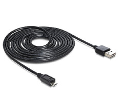 DeLock kabel EASY USB 2.0 A samec > USB 2.0 micro B samec 3 m