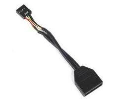 SilverStone kabelová redukce z USB3.0 na case do USB2.0 v MB