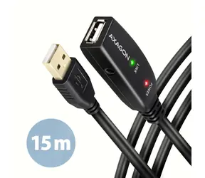 AXAGON ADR-215 USB2.0 aktivní prodlužka/repeater kabel 15m