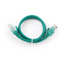 Gembird UTP CAT5E 1 m zelená / patch kabel / s ochranou