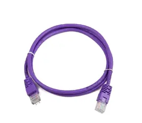 Gembird UTP CAT5E 1 m fialová / patch kabel / s ochranou