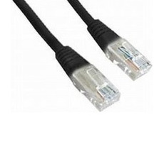 Gembird UTP CAT5E 2 m černá / patch kabel / s ochranou