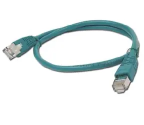 Gembird FTP CAT5E 2m zelená / patch kabel / stíněný s ochranou a opletením