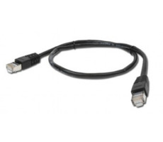 Gembird FTP CAT6 0.5m černá / patch kabel / stíněný s ochranou