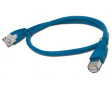 Gembird FTP CAT6 2m modrá / patch kabel / stíněný s ochranou