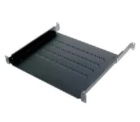 Triton Polička s perforací 1U/450mm (RAB-UP-450-A1) / max.nosnost 40kg