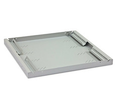 Triton Polička s perforací 1U/950mm / černá / nosnost 80kg