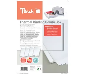 Peach vázací termodesky pro termální vazbu / kombi balení