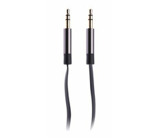CONNECT IT CI-467 Wirez 3.5mm jack kabel (M) - (M) 2m černá / plochý
