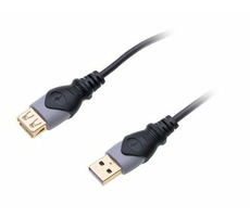 CONNECT IT Wirez USB A - USB A kabel (M) - (F) 1.8m černá 