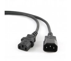 Gembird kabel síťový prodlužovací IEC320 C13/14 1.8 m / VDE certifikace 