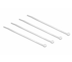 DeLock Stahovací pásky transparentní D 200 x Š 3,6 mm 100 ks