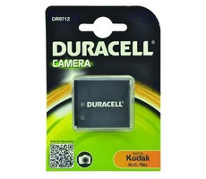 DURACELL Baterie - DR9712 pro Kodak KLIC-7001 / černá / 700 mAh / 3.7V