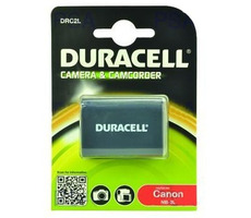 DURACELL Baterie - DRC2L pro Canon NB-2L / černá / 650 mAh / 7.4 V