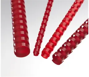 Fellowes Plastové hřbety 8 mm červená