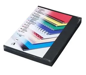 Fellowes Kartonové desky Delta A4 černá / 250g