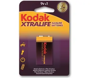 KODAK XTRALIFE alkalická baterie 9V / 1ks / blister