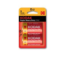 Kodak HEAVY DUTY zinco-chloridové baterie D / 2ks / blister