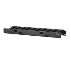 APC Horizontální kabelový manager / 1U x 4" Deep / Single-Sided with Cover