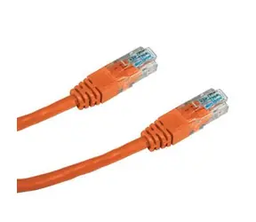 DATACOM Patch kabel UTP CAT5E 0.25m oranžová