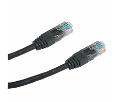 DATACOM Patch kabel UTP CAT5E 10m černá