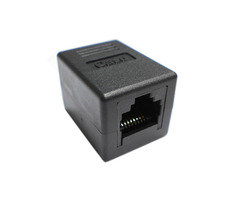 DATACOM Spojka UTP CAT6 / 2xRJ45 (8p8c) / přímá / černá