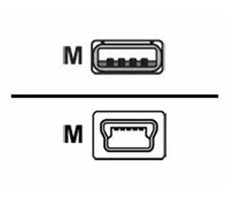 Cisco CAB-CONSOLE-USB / kabel USB A samec - mini USB B samec