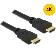 DeLock kabel High Speed HDMI s Ethernet – HDMI A samec > HDMI A samec 4K / 1 m