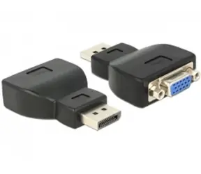 DeLock adaptér Displayport 1.1 samec > VGA samice / černý
