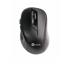 C-TECH WLM-02 bezdrátová myš /1600DPI / 6 tlačítek / USB nano receiver / černá