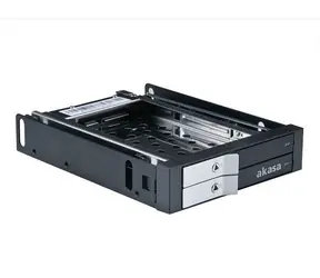 AKASA AK-IEN-03 2-bay 2.5" mobile rack / mobilní box pro 2x 2.5" disky