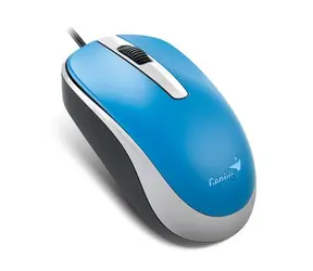 Genius DX-120 / Myš / drátová / optický senzor / 1200 dpi / USB / modrá / doprodej