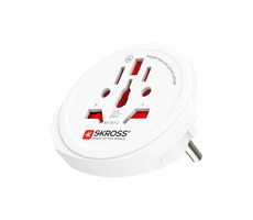 SKROSS cestovní adaptér pro cizince v ČR / bílý